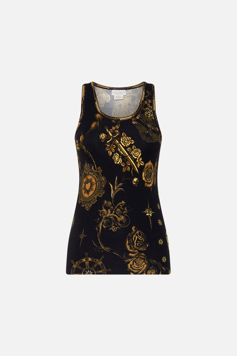 JERSEY SCOOP NECK TANK TOP