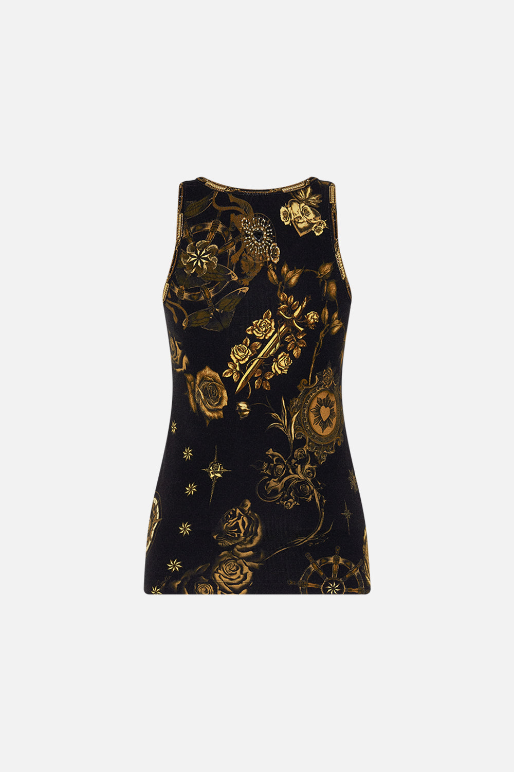 JERSEY SCOOP NECK TANK TOP