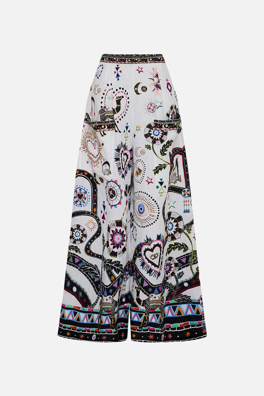 WIDE LEG TROUSER WITH FRONT POCKETS