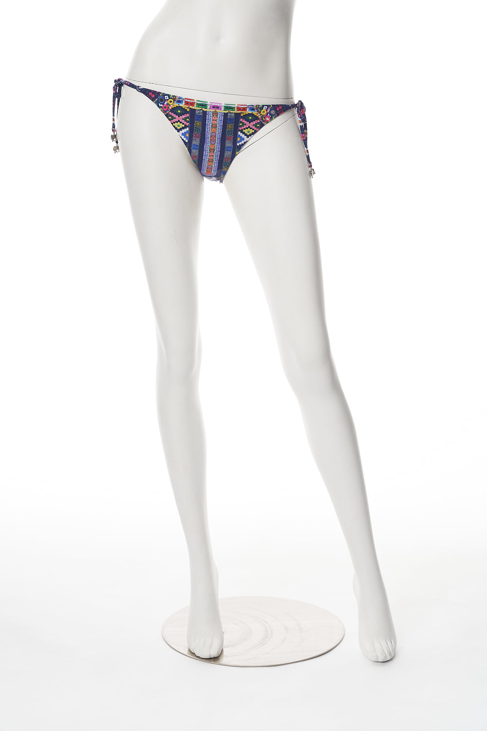 EMBROIDERED TRI BIKINI PANT