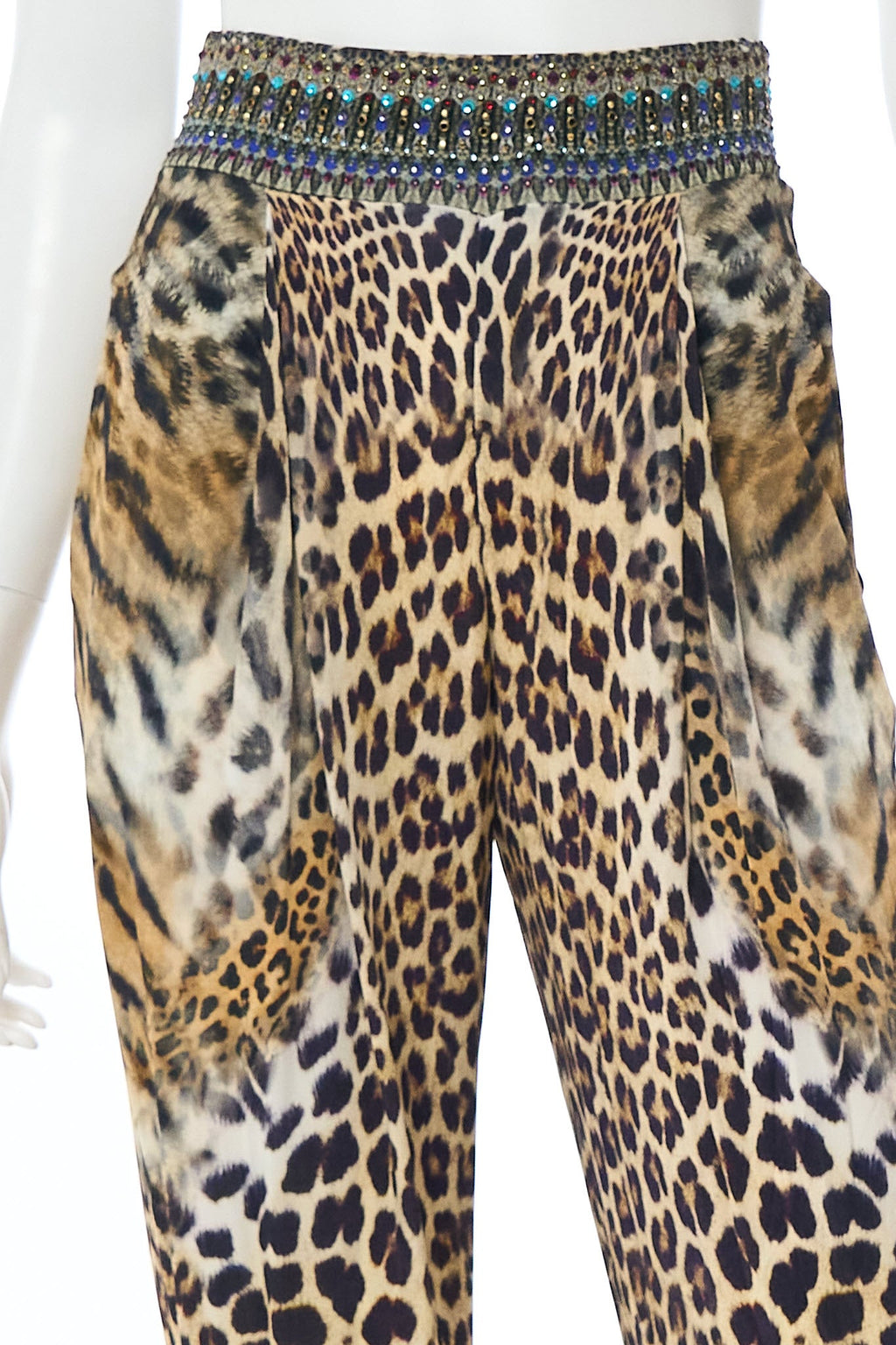 DOUBLE PLEAT JERSEY PANT
