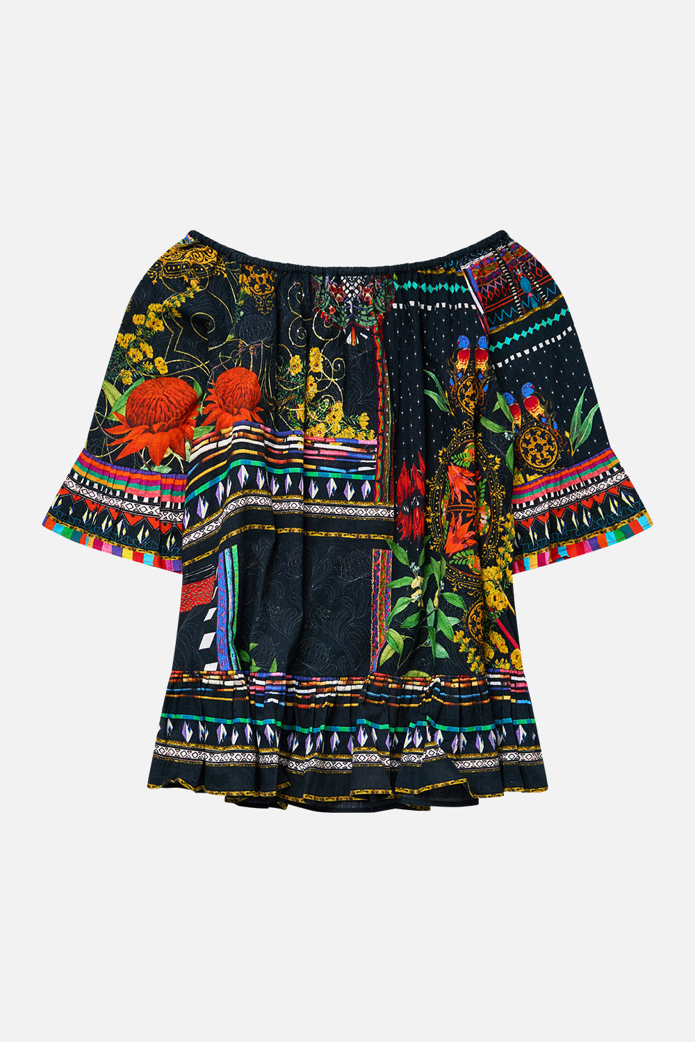 KIDS' A-LINE FRILL DRESS