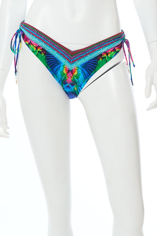 HIGH LEG ROUCHED SIDE PANT