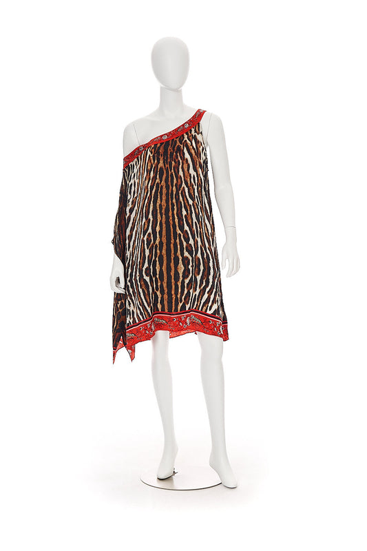 ONE SHOULDER KAFTAN