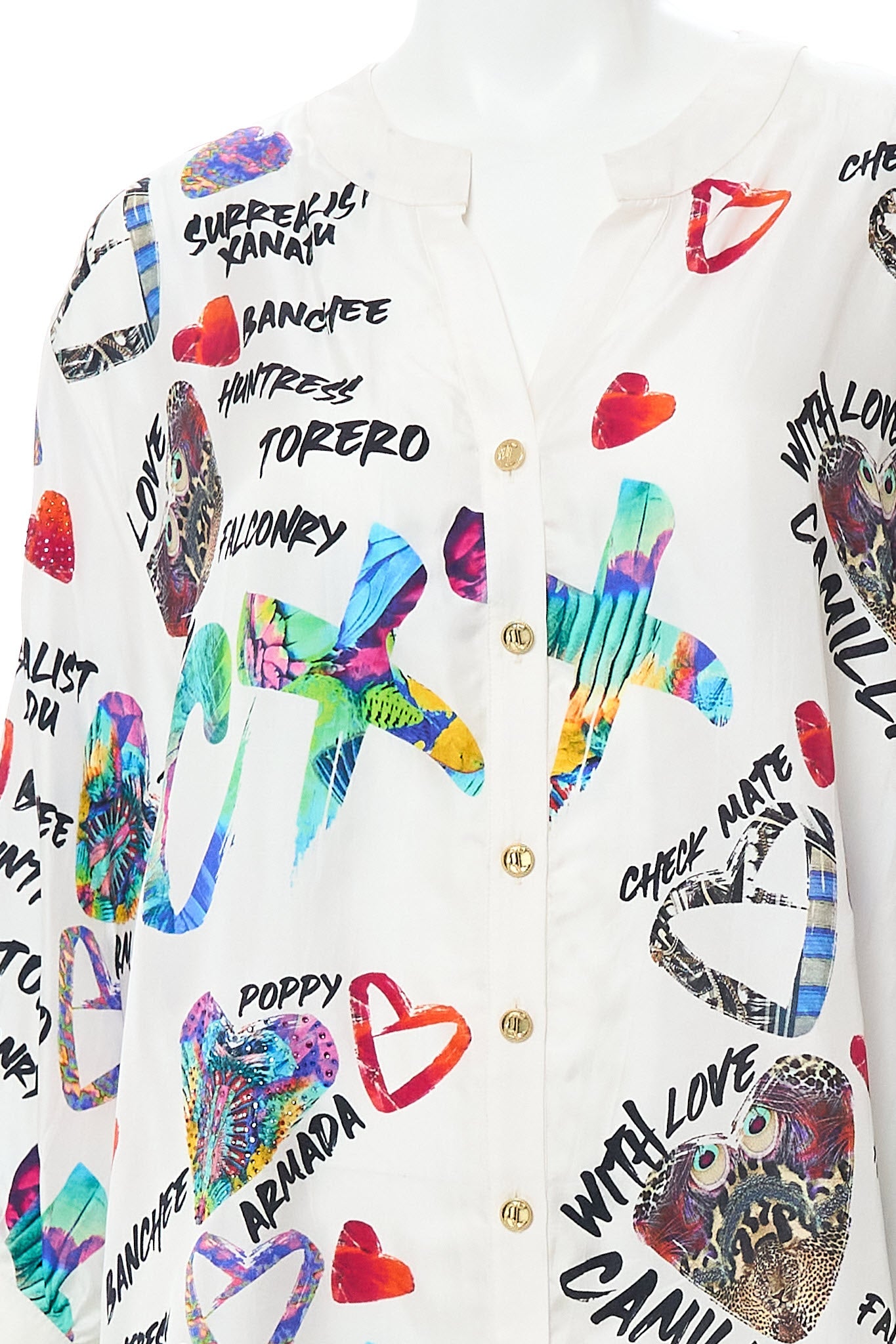 DROPPED SHOULDER BLOUSON SHIRT