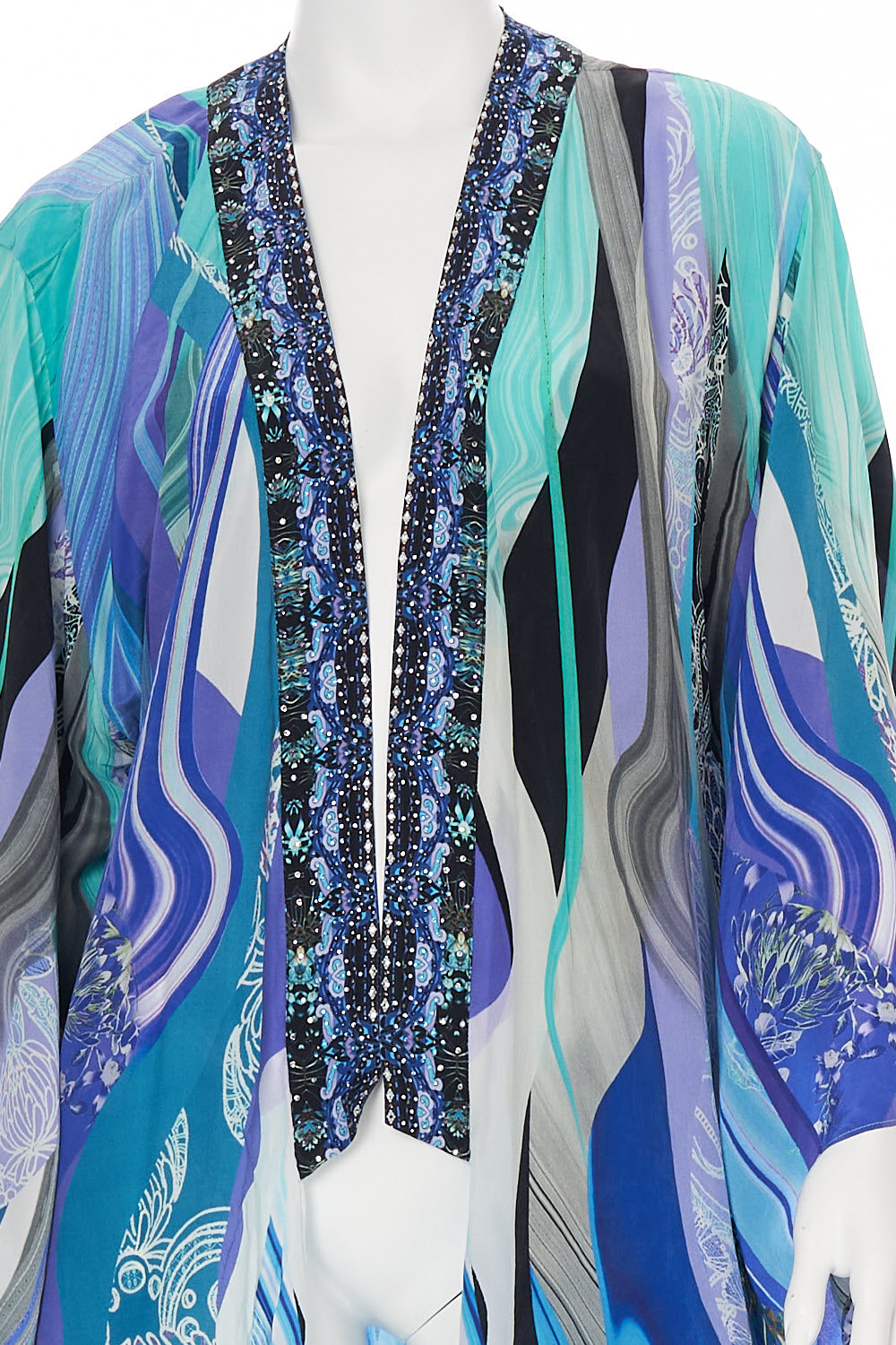 KIMONO W/ LONG UNDERLAYER