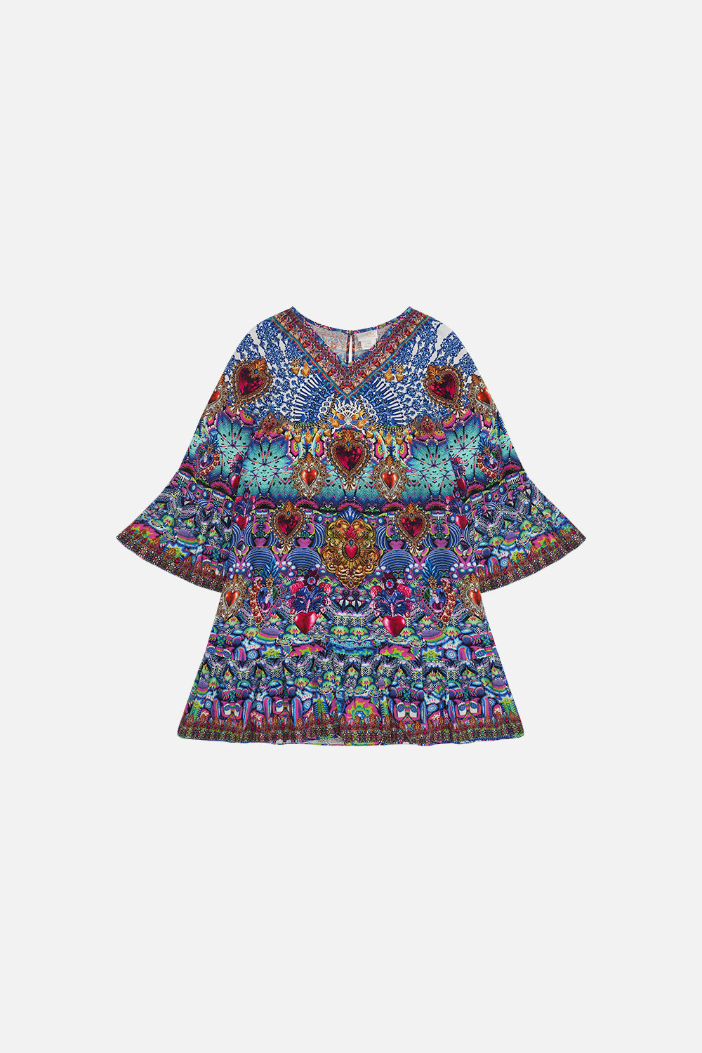 KIDS A-LINE GATHERED DRESS 12-14