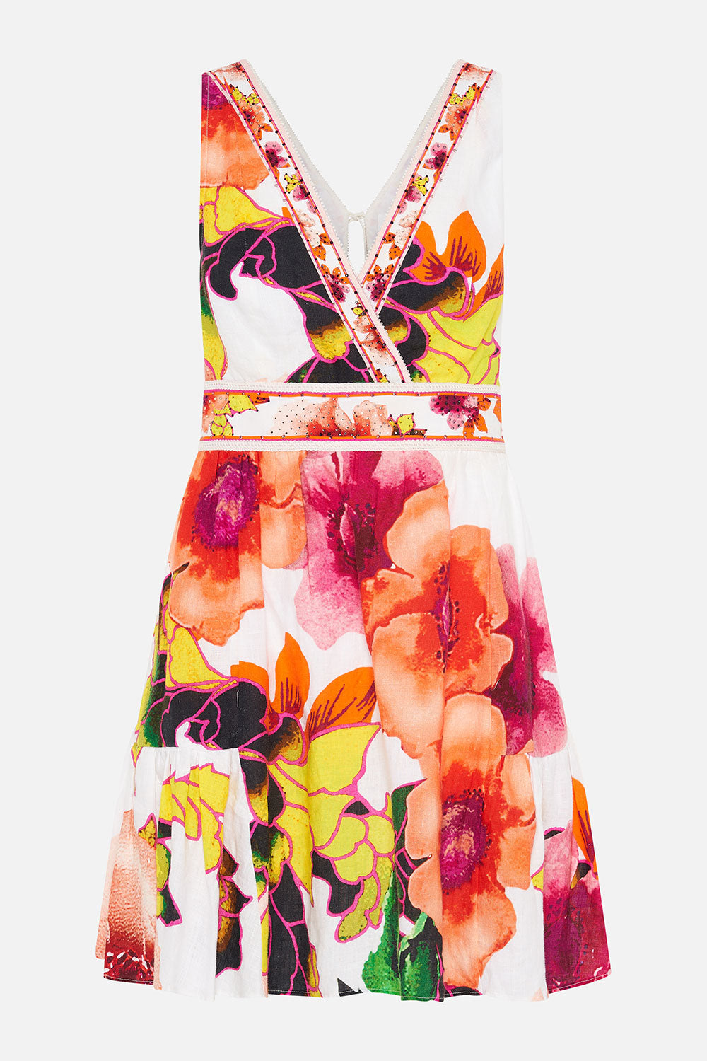 PANELLED SHORT DRESS