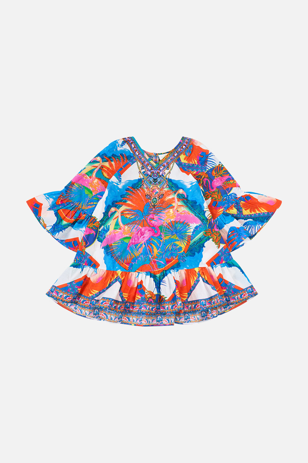 KIDS A-LINE GATHERED DRESS 12-14