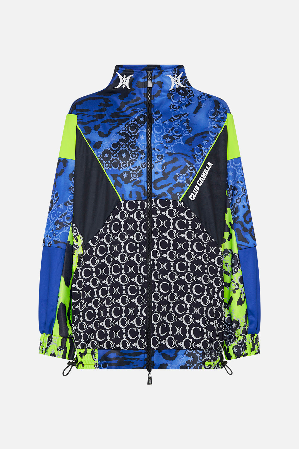 OVERSIZED SPLICED SPORTS JACKET