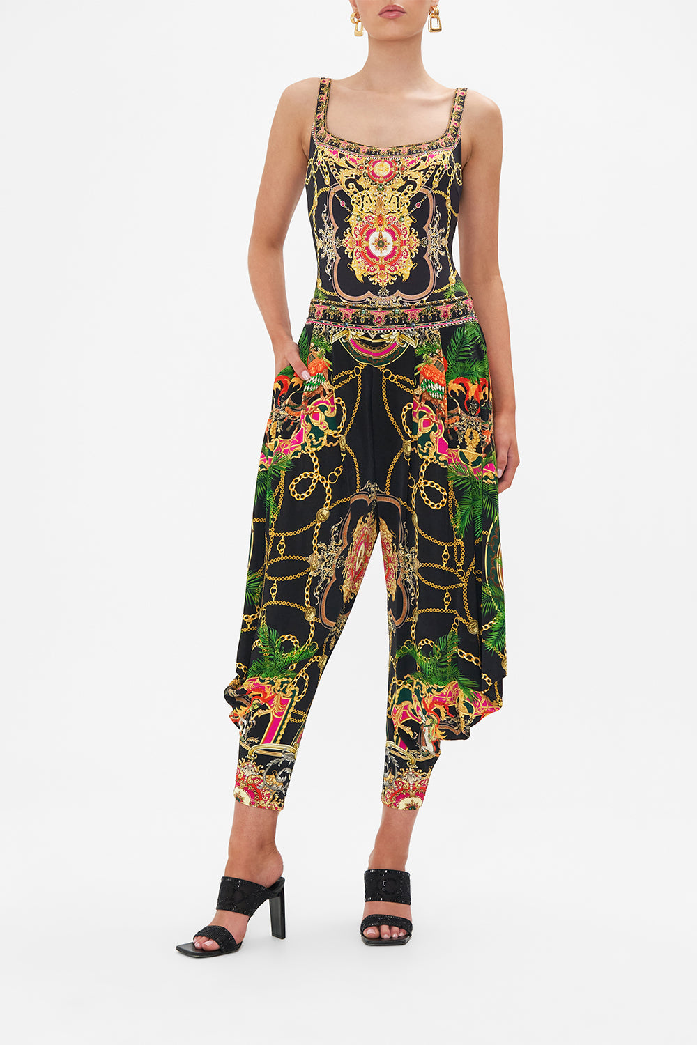 JERSEY DRAPE PANT