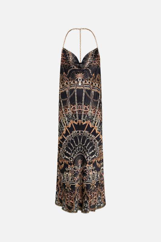BIAS HALTER DRESS