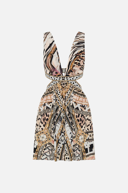 CUT OUT SHORT DRESS