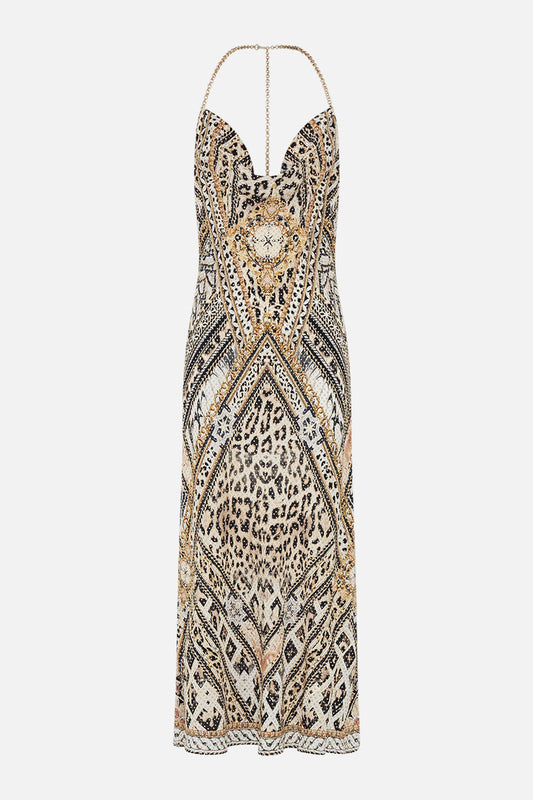 BIAS HALTER DRESS