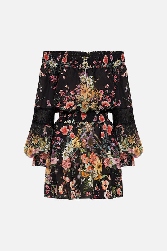 OFF SHOULDER SHORT DRESS
