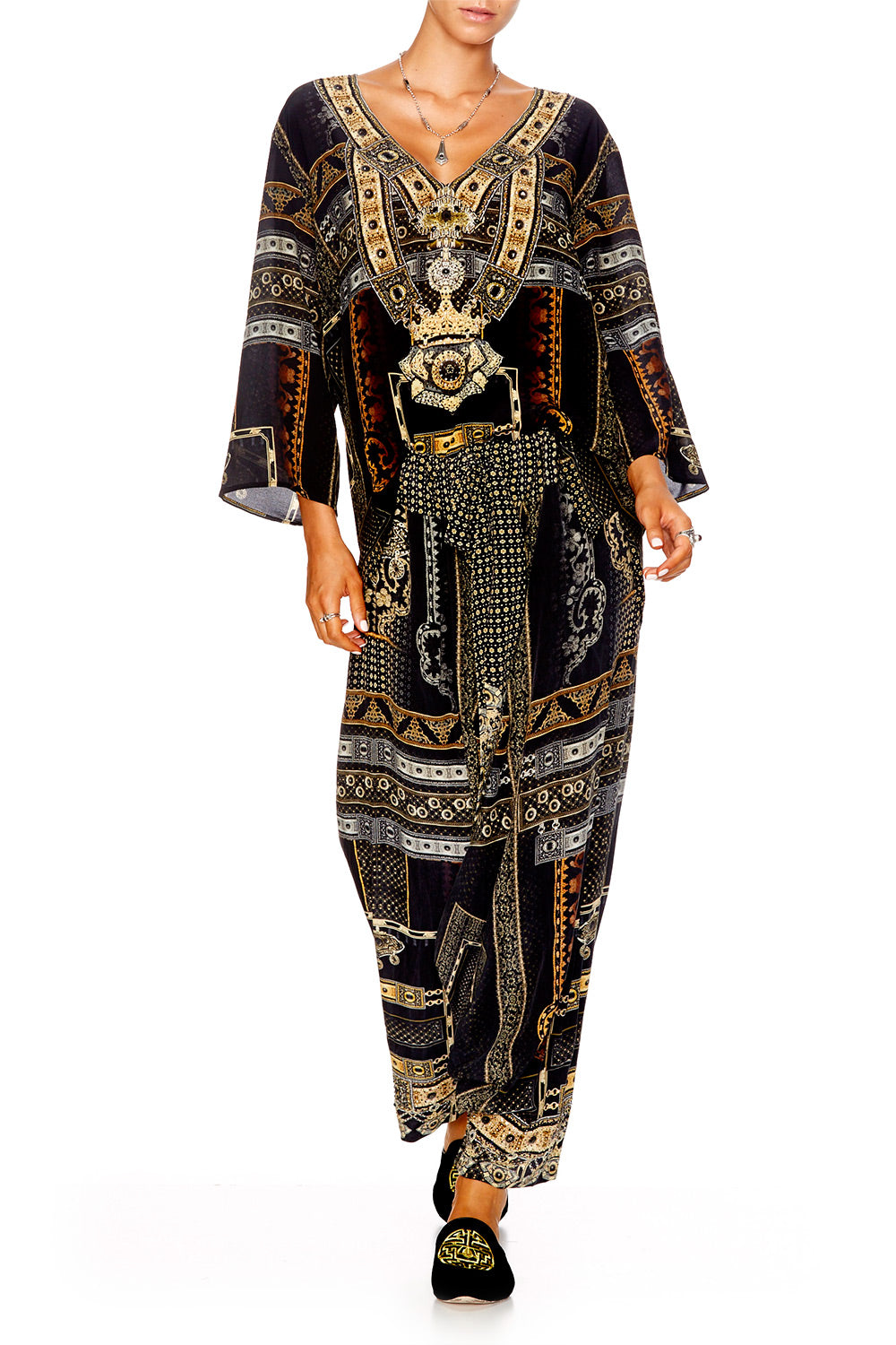 V-NECK OVERSIZED BLOUSE