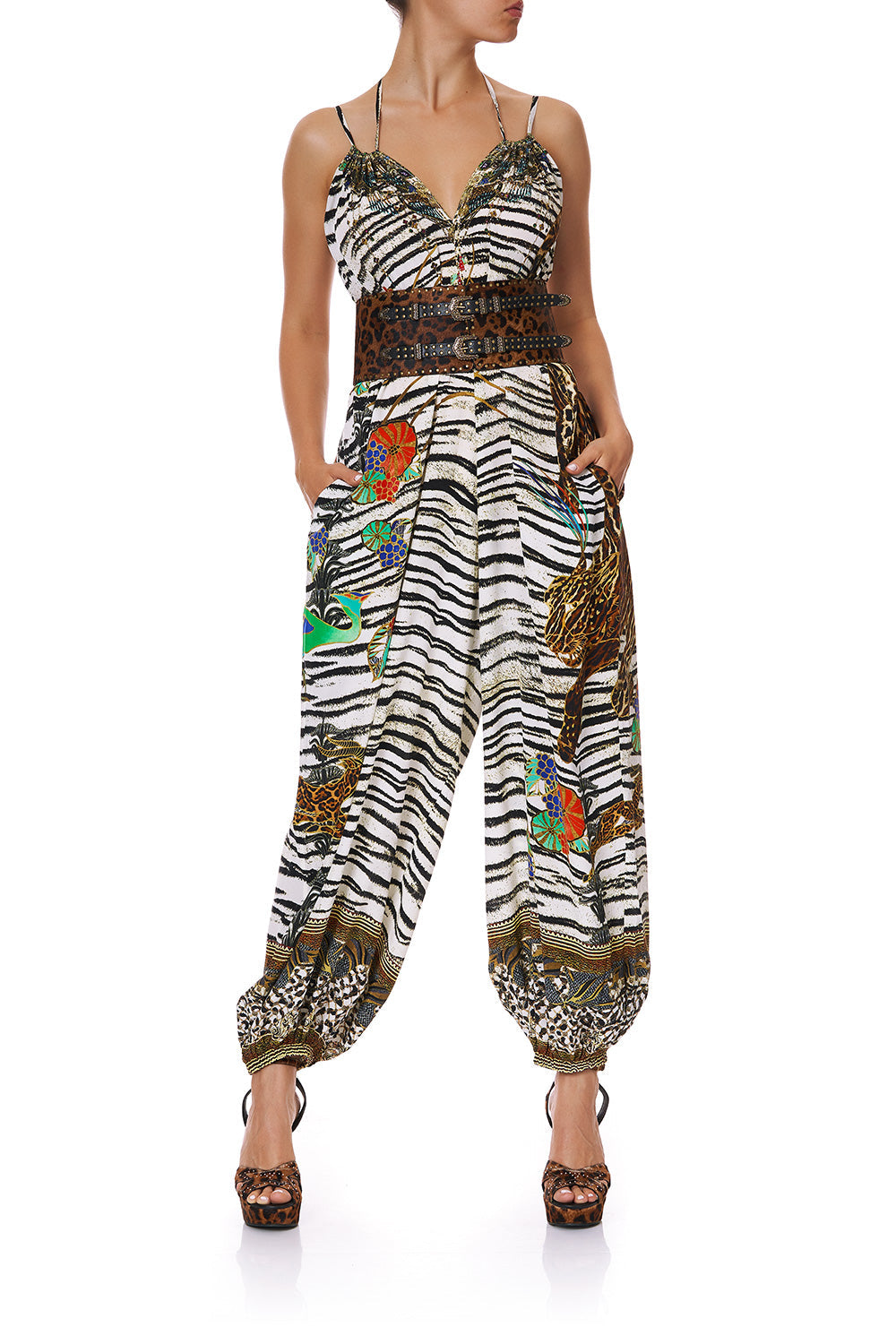 WIDE DOUBLE BUCKLE BELT