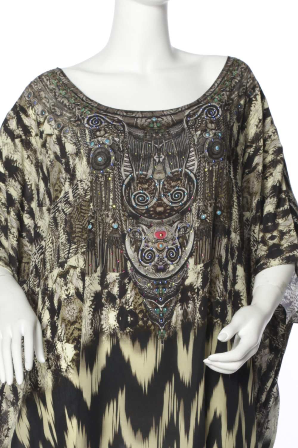 ROUND NECK KAFTAN