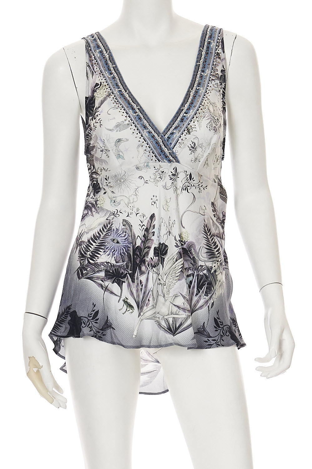 WIDE STRAP CROSS FRONT CAMI