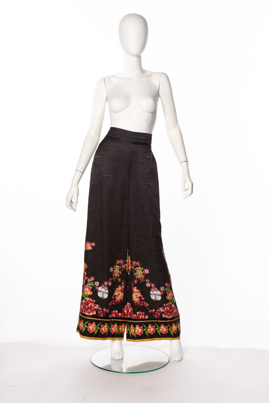 WIDE LEG PANT WITH CUFFS