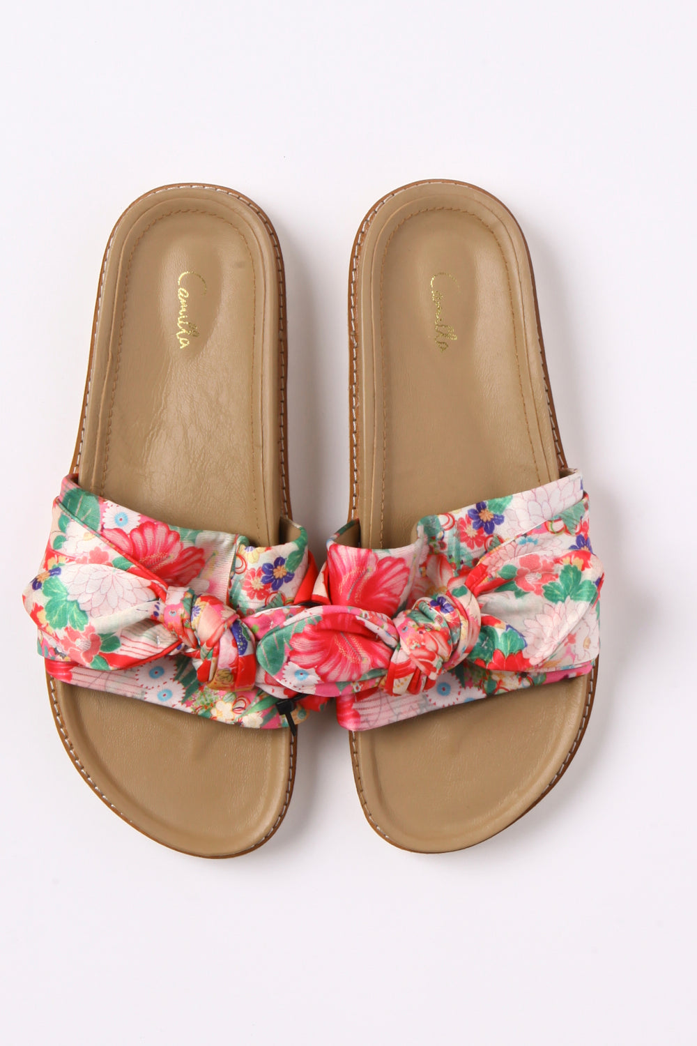 OBI TIE FOOTBED SLIDE