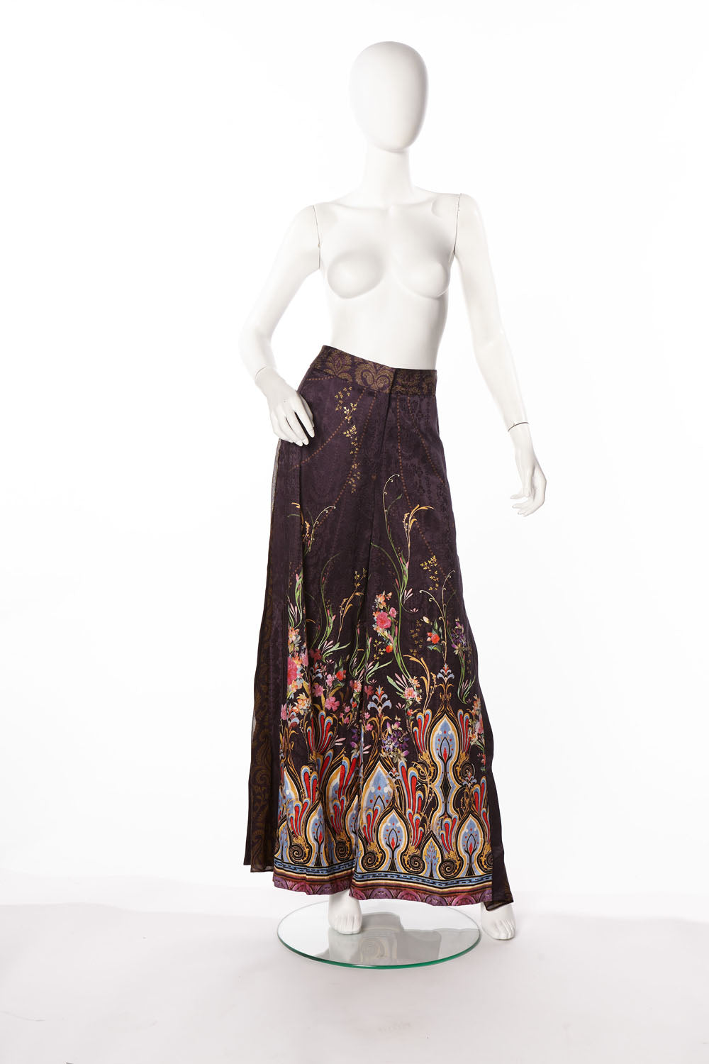 HIGH WAISTED TROUSER WITH GODET