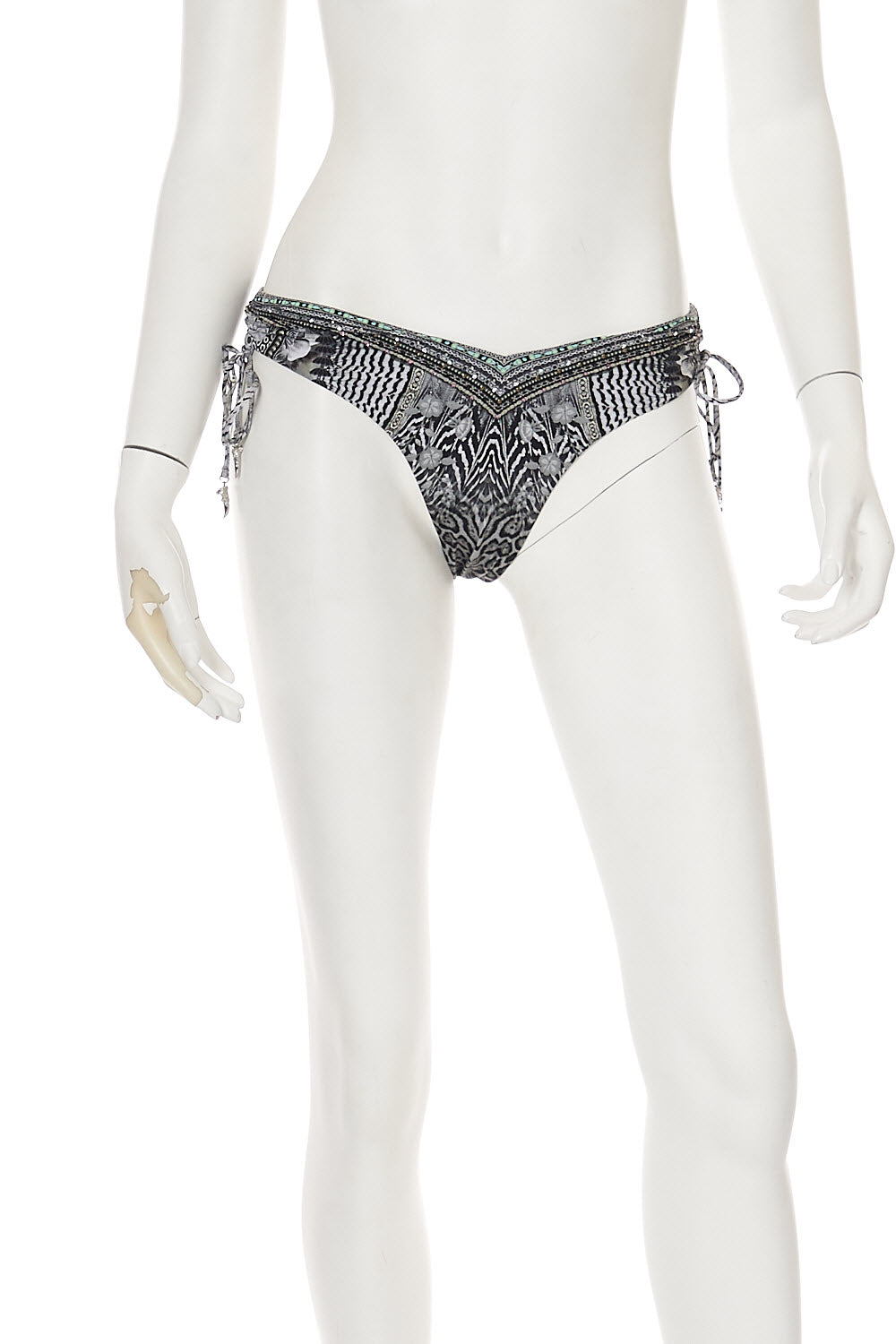 HIGH LEG RUCHED SIDE PANT