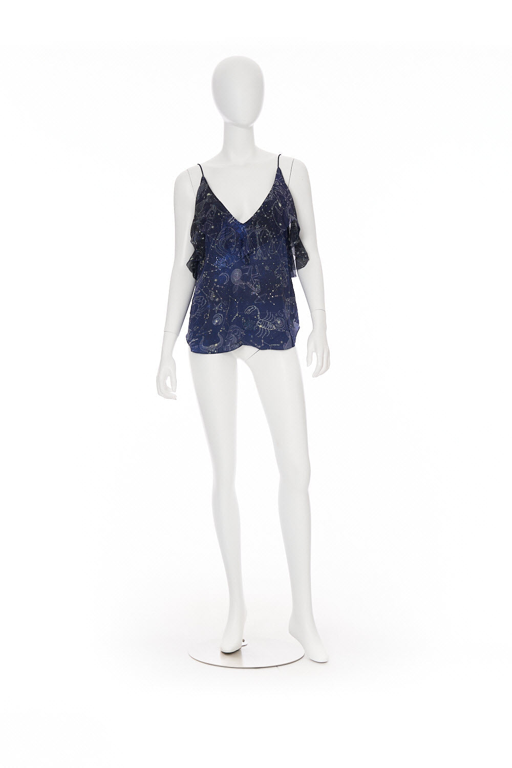 TOP WITH NECKLINE FRILL