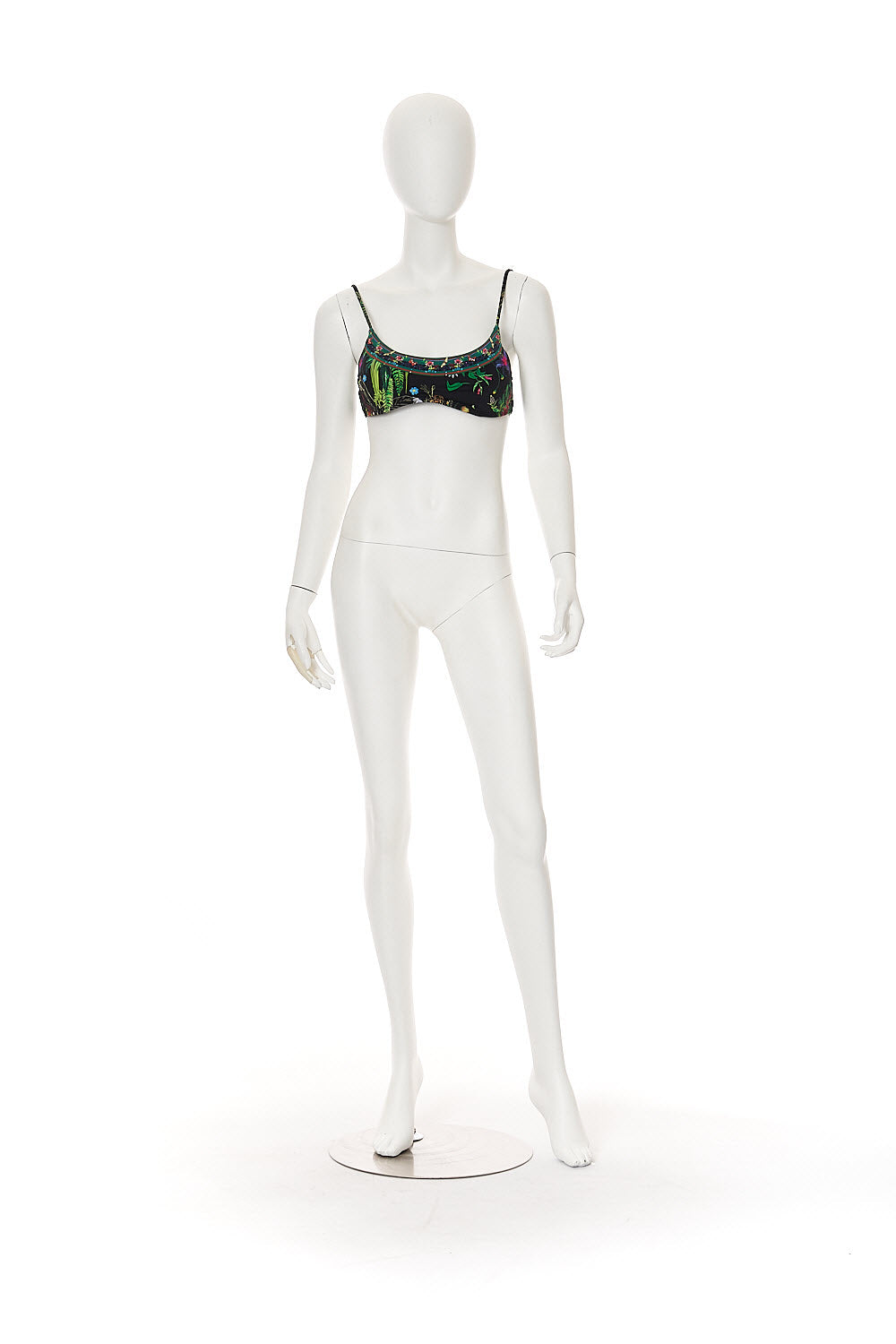 LOW SCOOP CROP WITH TIE BACK