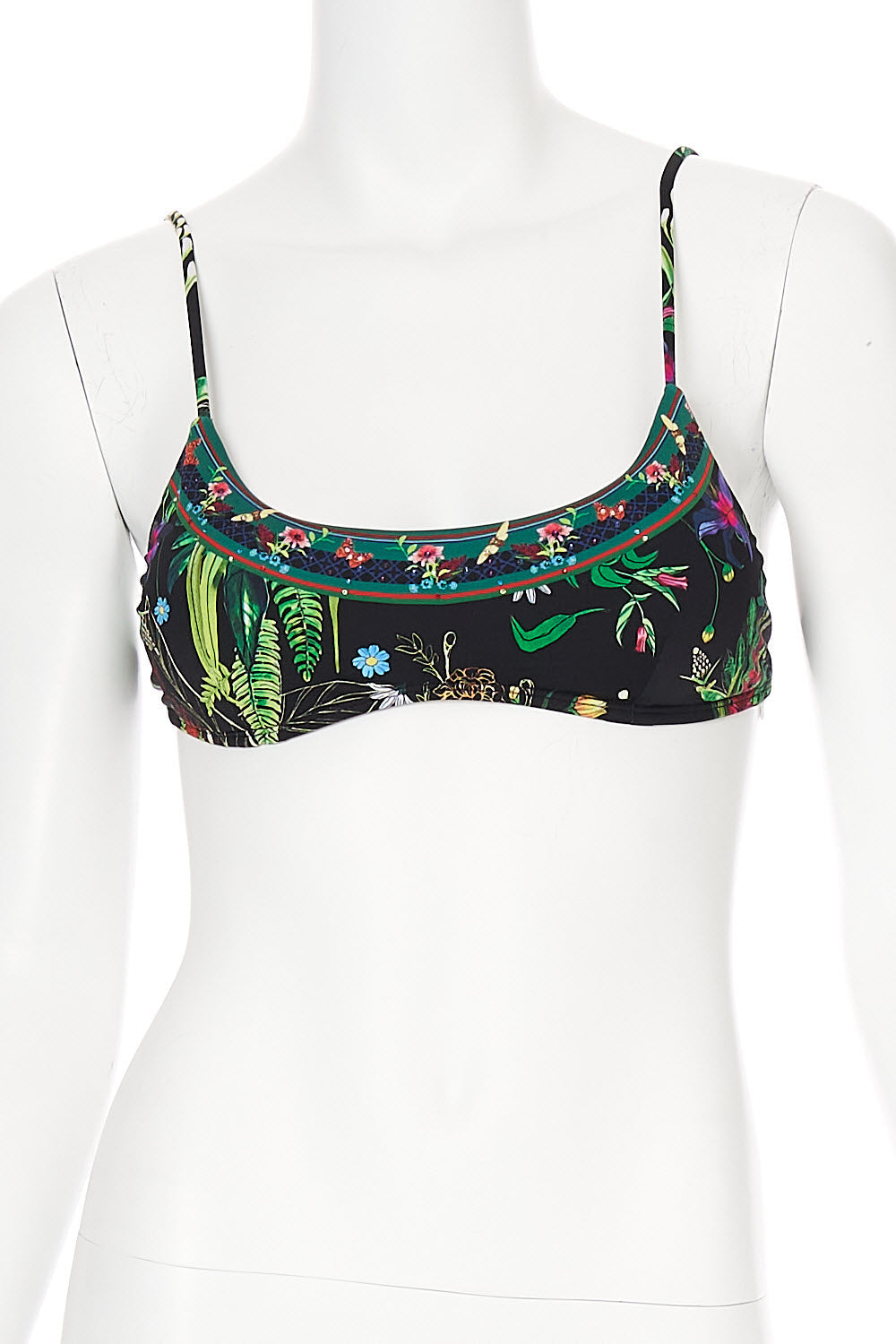 LOW SCOOP CROP WITH TIE BACK