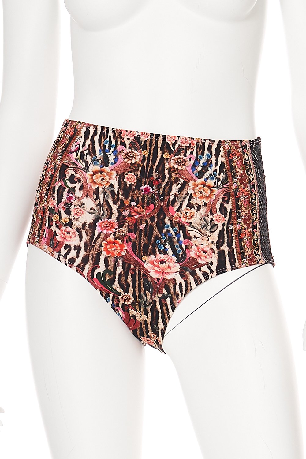 HIGH WAISTED PANT WITH TRIM