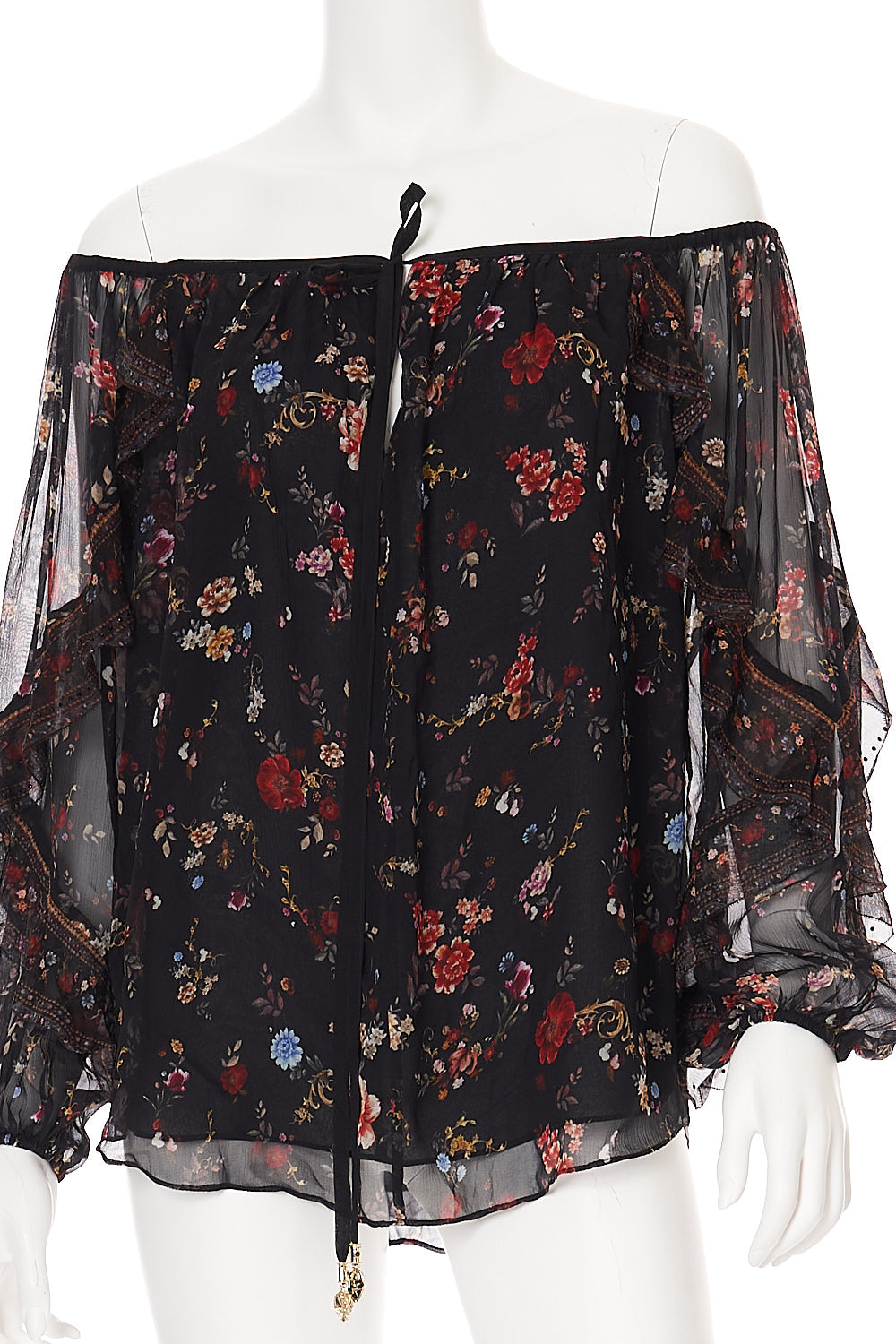 BLOUSON DROP SHOULDER BLOUSE