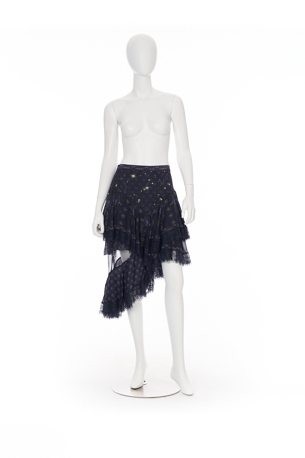 LAYERED ASYMMETRICAL SKIRT