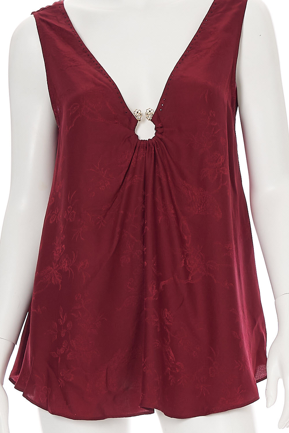 WIDE STRAP U-RING TOP