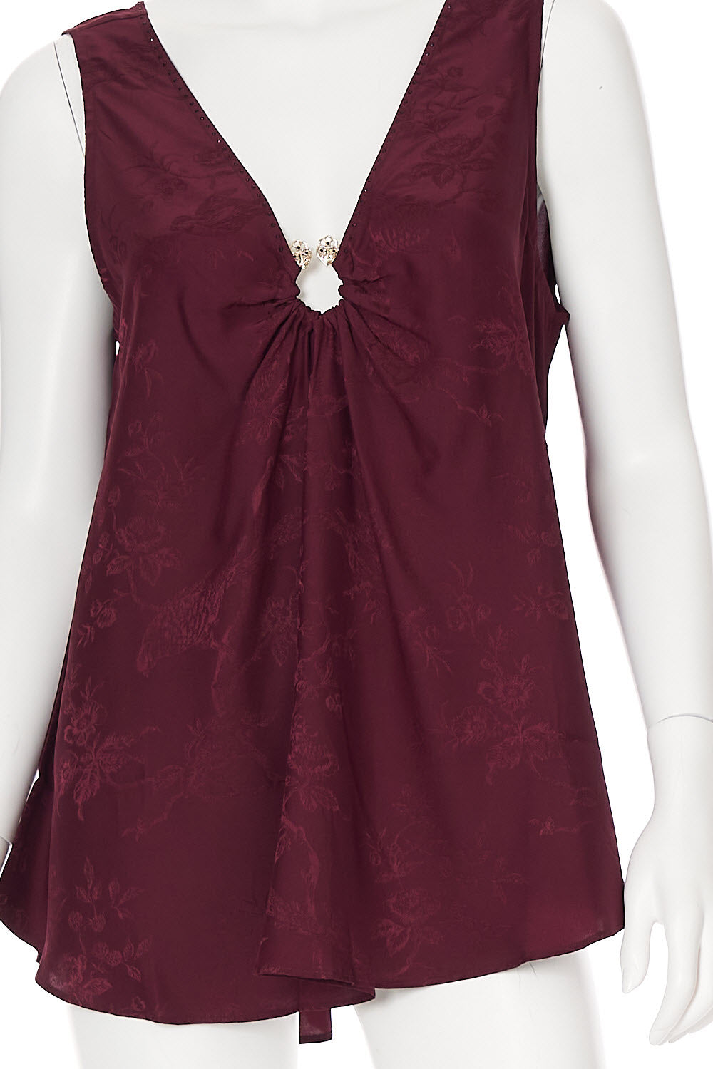 WIDE STRAP U-RING TOP