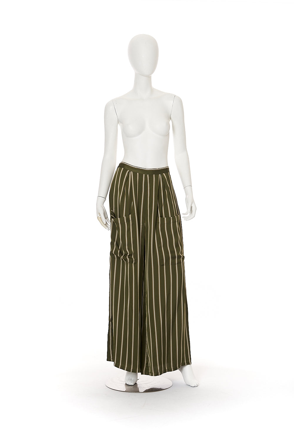 WIDE LEG TROUSER WITH FRONT POCKETS