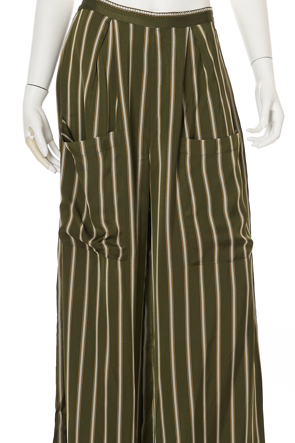 WIDE LEG TROUSER WITH FRONT POCKETS