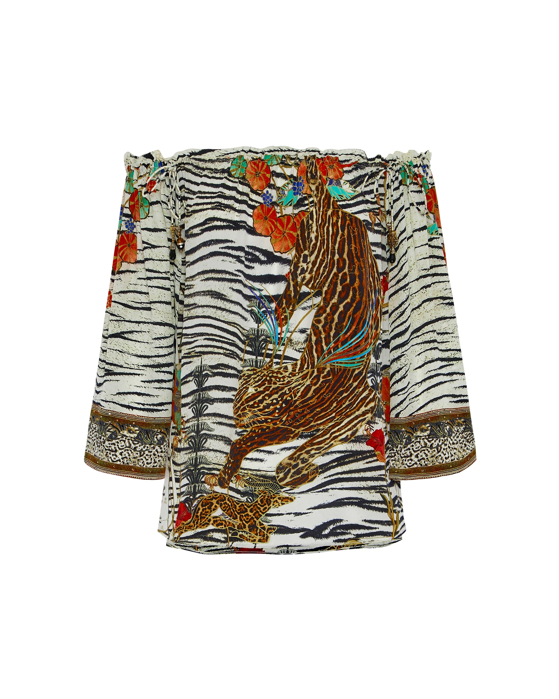 OFF SHOULDER FLARE BLOUSE