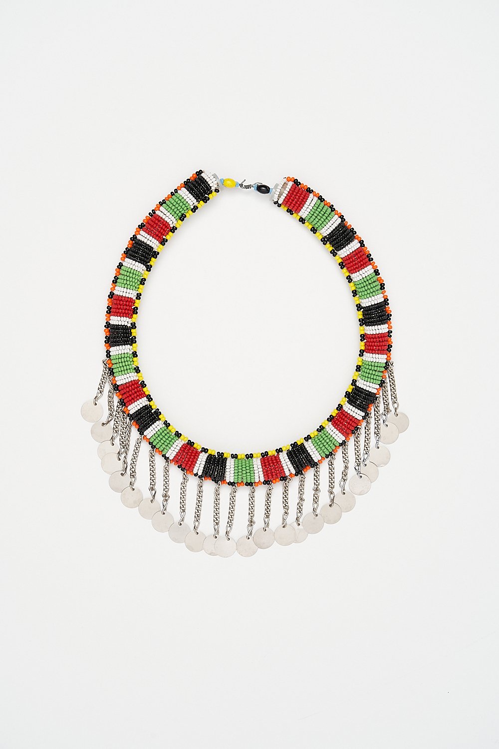 SMALL MULTICOLOUR BEADED NECKLACE