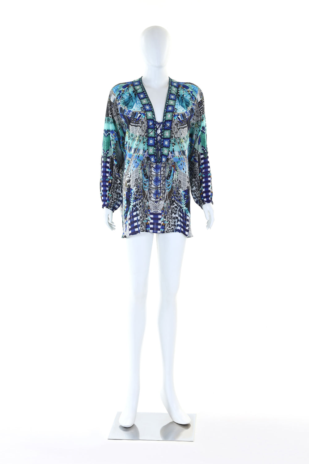 LACE UP SHIRT
