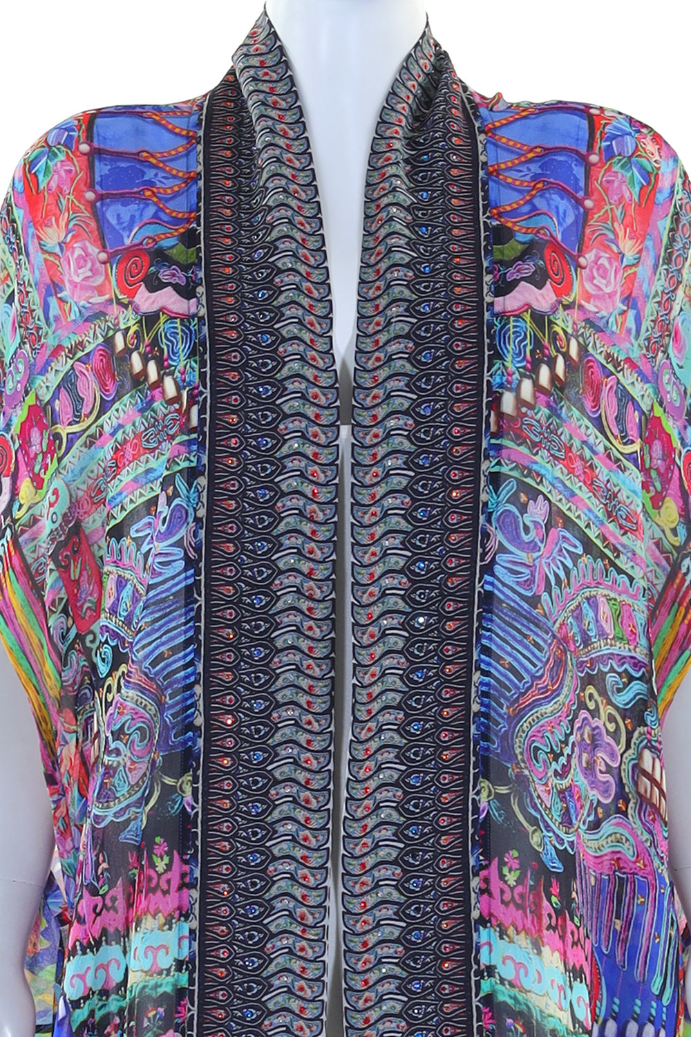 OPEN FRONT CARDI CAPE