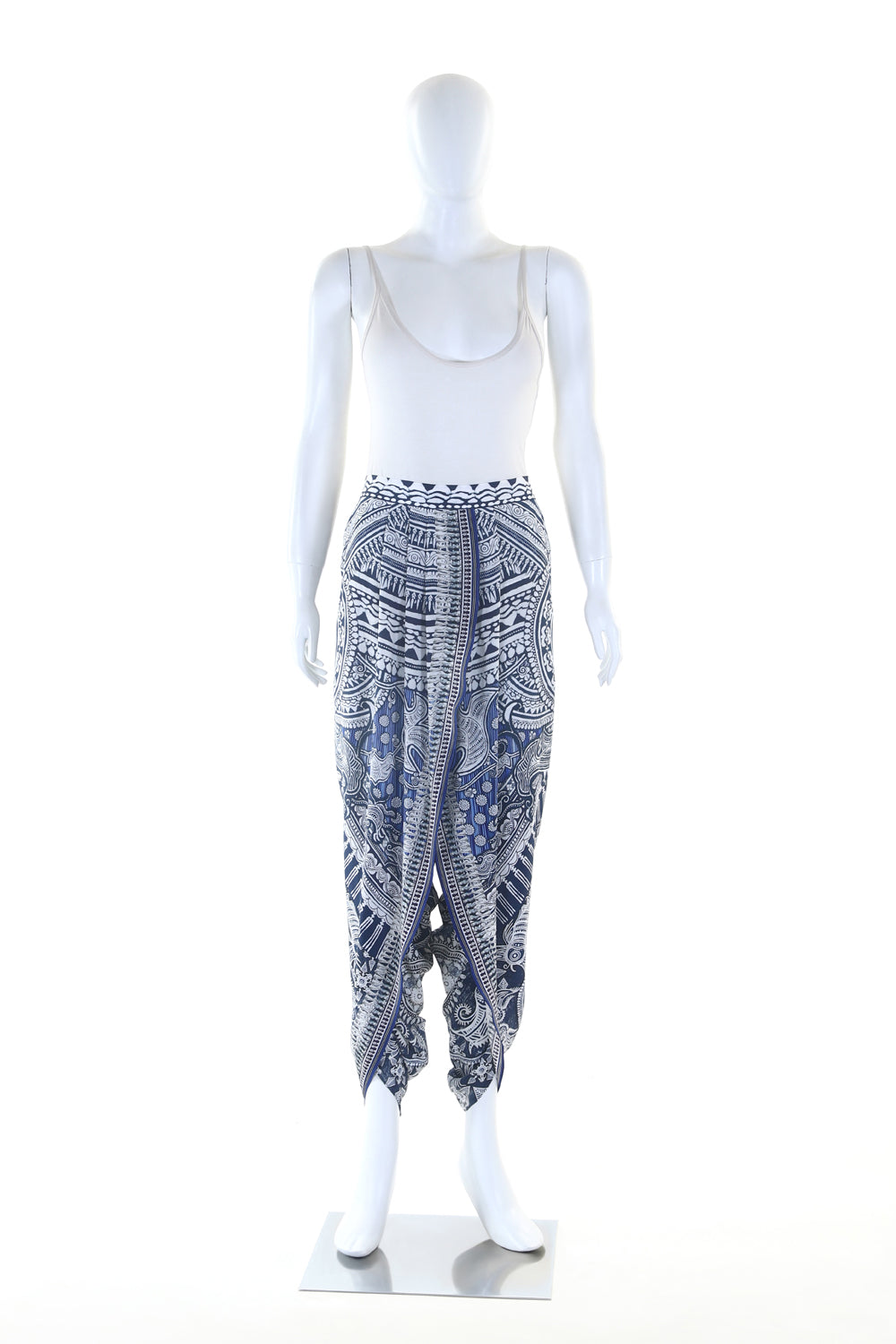 GATHERED WRAP FRONT TROUSER