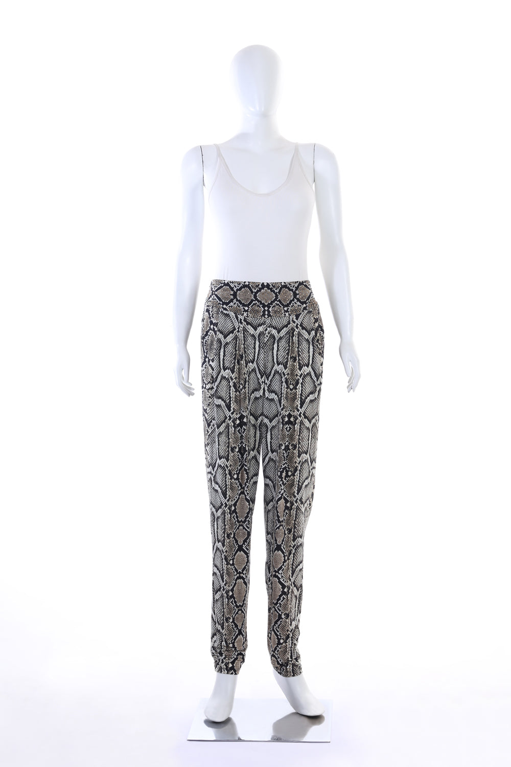 HAREM PANT WITH FRONT PLEATS