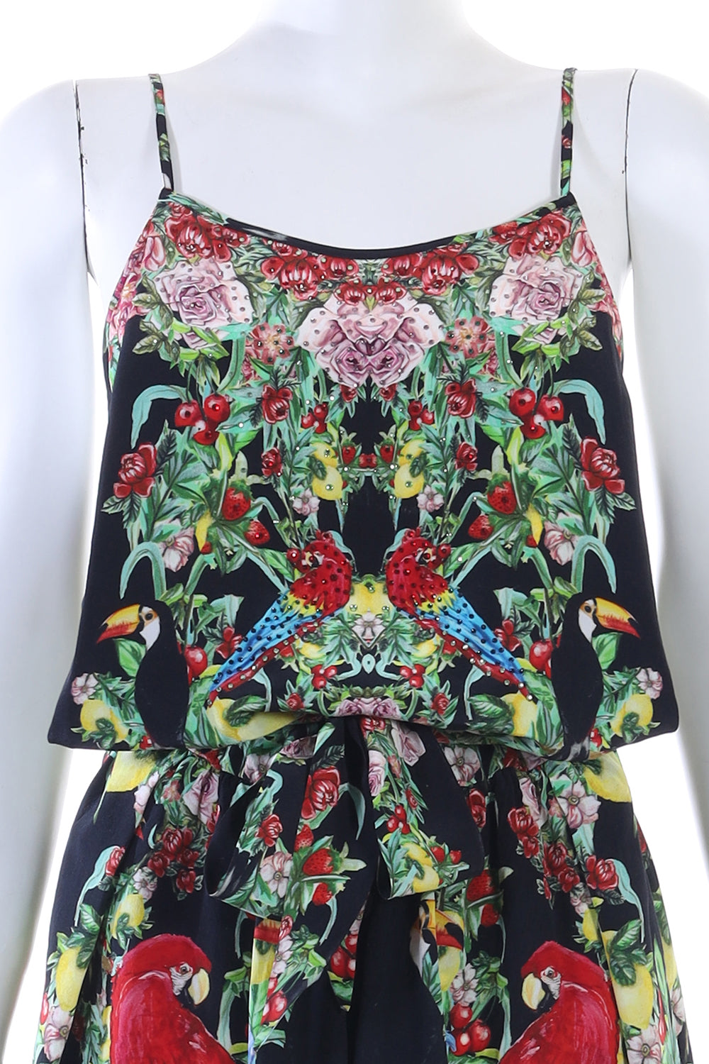 SHOESTRING STRAP PLAYSUIT