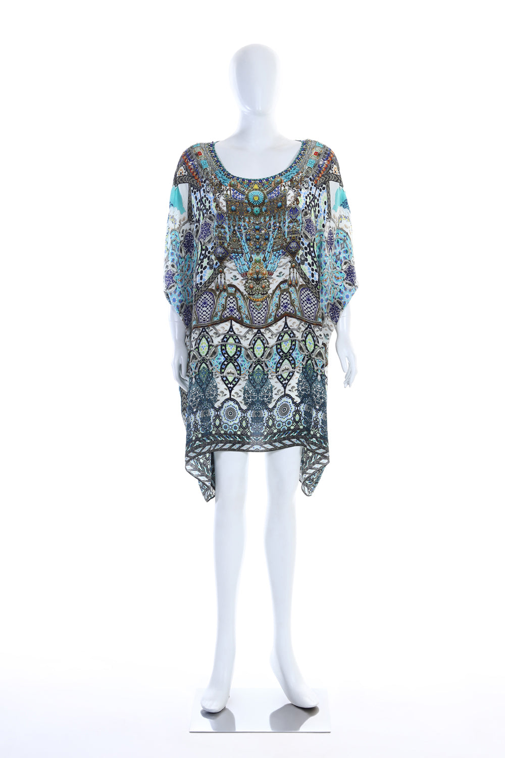 SHORT ROUND NECK KAFTAN