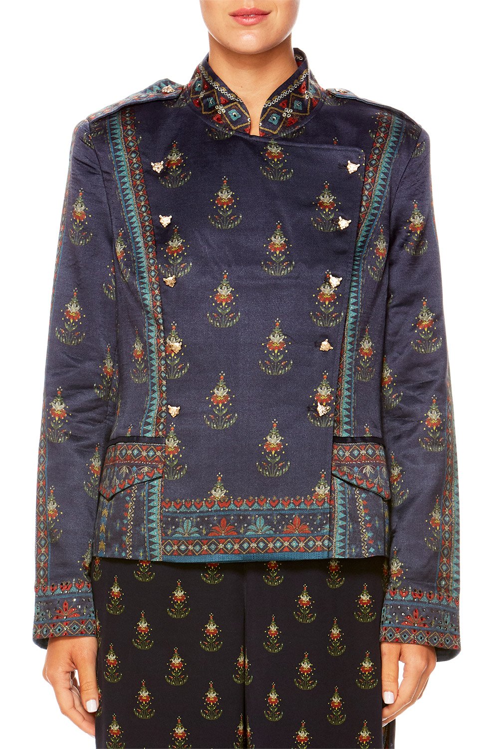 DOUBLE BREASTED TAILORED JACKET